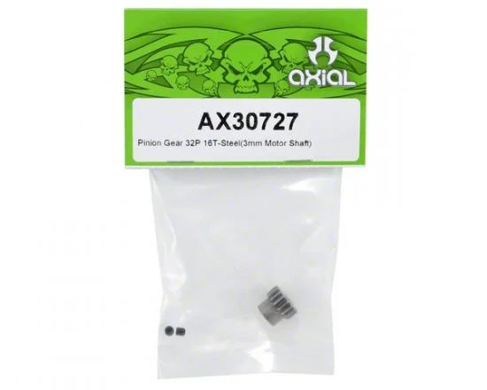 Axial Pinion Gear 32P 16T - Steel (3mm Motor Shaft) — image 2 of 3