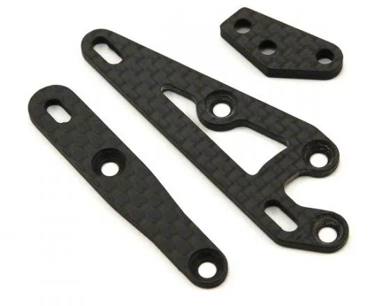 Axial XR10 Carbon Fiber F/R Servo Mounts and Steering Arm Set (2) — image 1 of 2