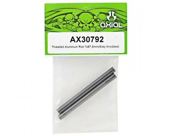 Axial Threaded Aluminium Link 7x87.5mm - Grey (2) &mdash; image 2 of 3
