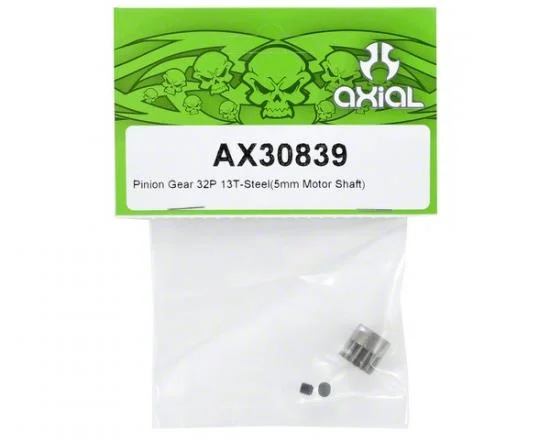 Axial Pinion Gear 32P 13T - Steel (5mm Motor Shaft) — image 2 of 3