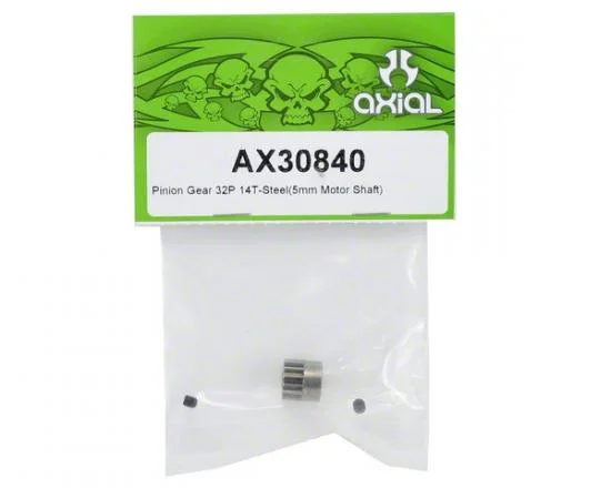 Axial Pinion Gear 32P 14T - Steel (5mm Motor Shaft) — image 2 of 3