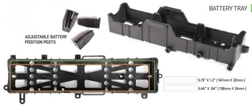 Axial SCX10 II Battery Tray — image 2 of 3