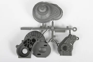 Axial LCX Transmission Case (Silver) — image 2 of 2