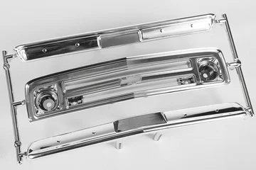 Axial 1967 Chevrolet C/10 Grille and Bumpers (Chrome/Black) — image 2 of 2