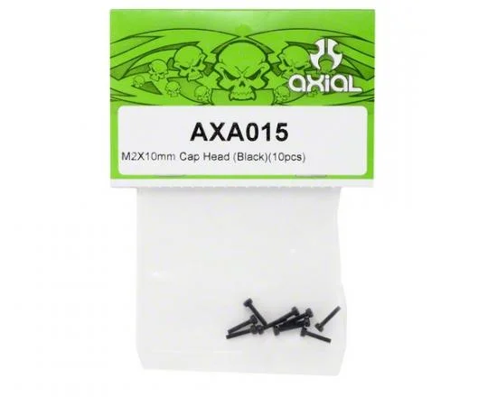 Axial M2x10mm Cap Head (Black) (10) — image 2 of 3