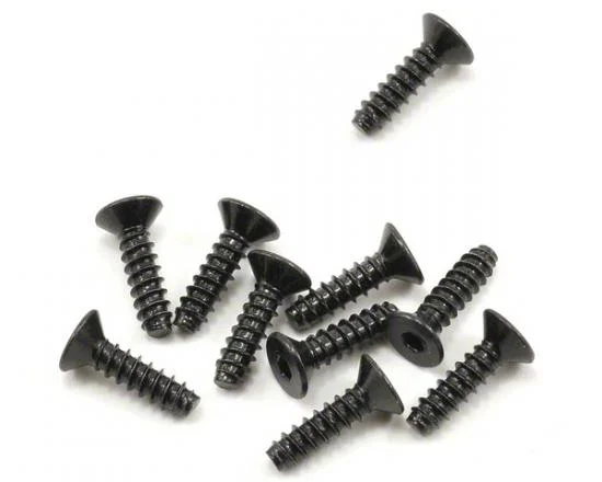Axial M2.6x10mm Hex Socket Tapping Flat Head (Black) (10) — image 1 of 3