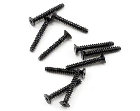 Axial M2.6x18mm Hex Socket Tapping Flat Head (Black) (10) — image 1 of 3