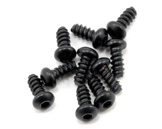 Axial M2.6x6mm Hex Socket Tapping Button Head (Black) (10) — image 1 of 3