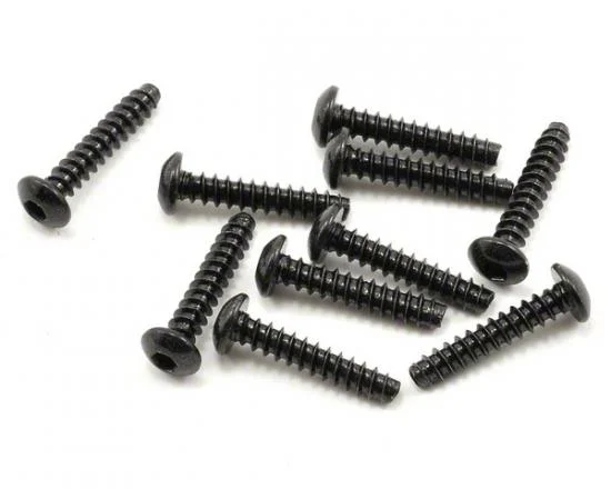 Axial M3x15mm Hex Socket Tapping Button Head (Black) (10) — image 1 of 3