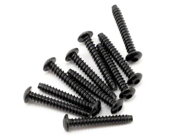 Axial M3x20mm Hex Socket Tapping Button Head (Black) (10) — image 1 of 3