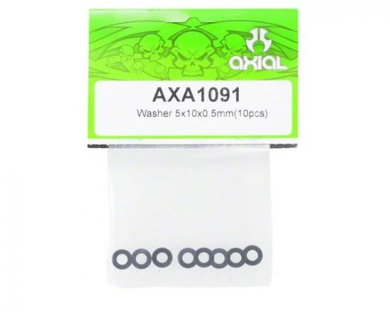 Axial Washer 5x10x.5 (Black) (10) &mdash; image 2 of 3