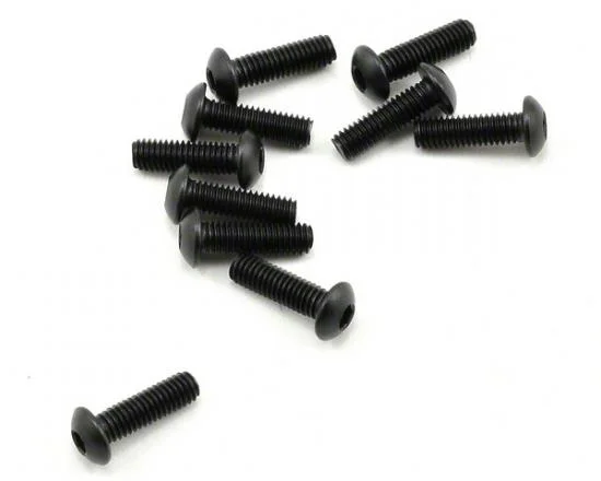 Axial M3x10mm Hex Socket Button Head (Black) (10) — image 1 of 3