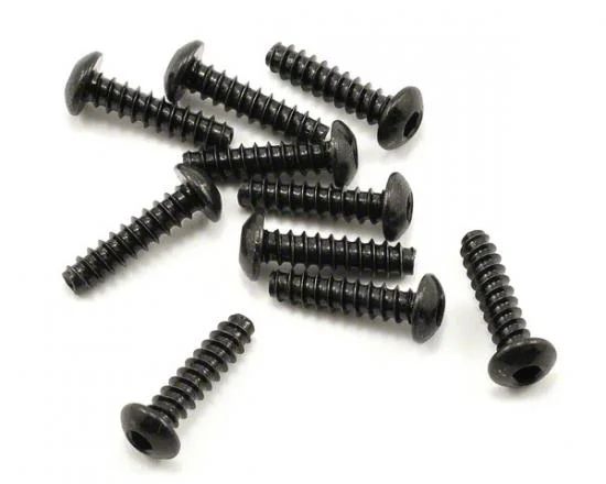 Axial M3x12mm Hex Socket Tapping Button Head (Black) (10) — image 1 of 3