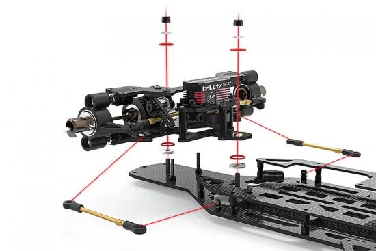 Corally SSX823 Chassis Kit Only — image 5 of 12