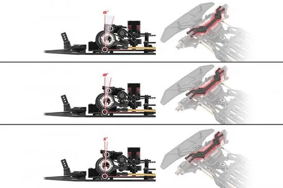 Corally SSX823 Chassis Kit Only — image 2 of 12