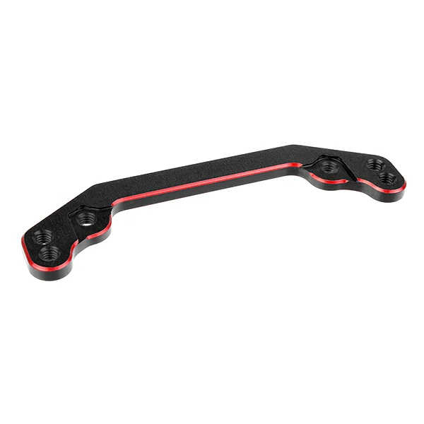 Corally Ackerman Plate Aluminium 7075 Hard Anodised Black/Red