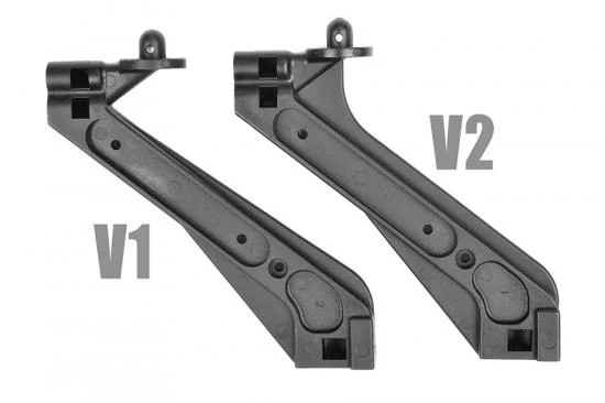 Corally Shock Tower Brace Body Mount V2 Rear Composite 2 Pcs &mdash; image 3 of 3
