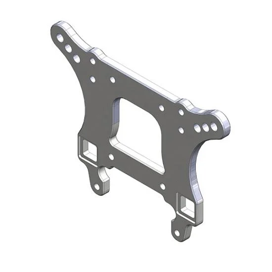 Corally Shock Tower - 4mm - Aluminium - Front - 1 PC &mdash; image 2 of 3