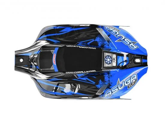 Corally Polycarbonate Body Asuga Xlr Painted Blue Cut 1 PC — image 3 of 3