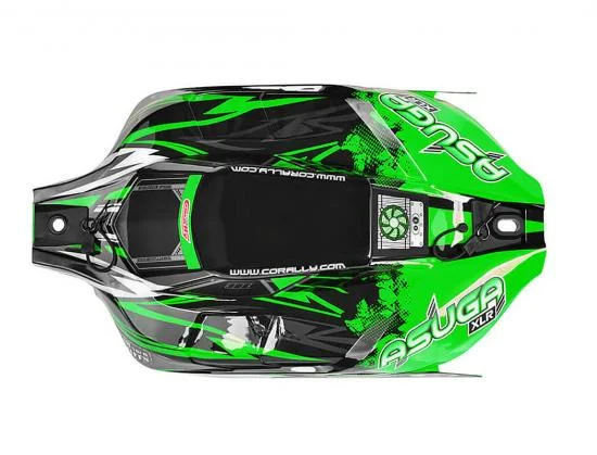 Corally Polycarbonate Body Asuga Xlr Painted Green Cut 1 PC — image 3 of 3