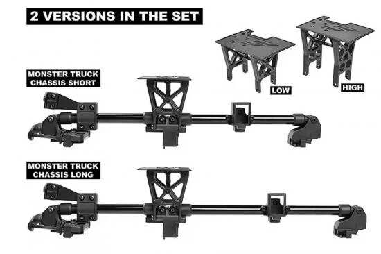 Corally Xtreme Chassis Brace Kit - Fits All TC 1:8 MT Cars — image 2 of 5
