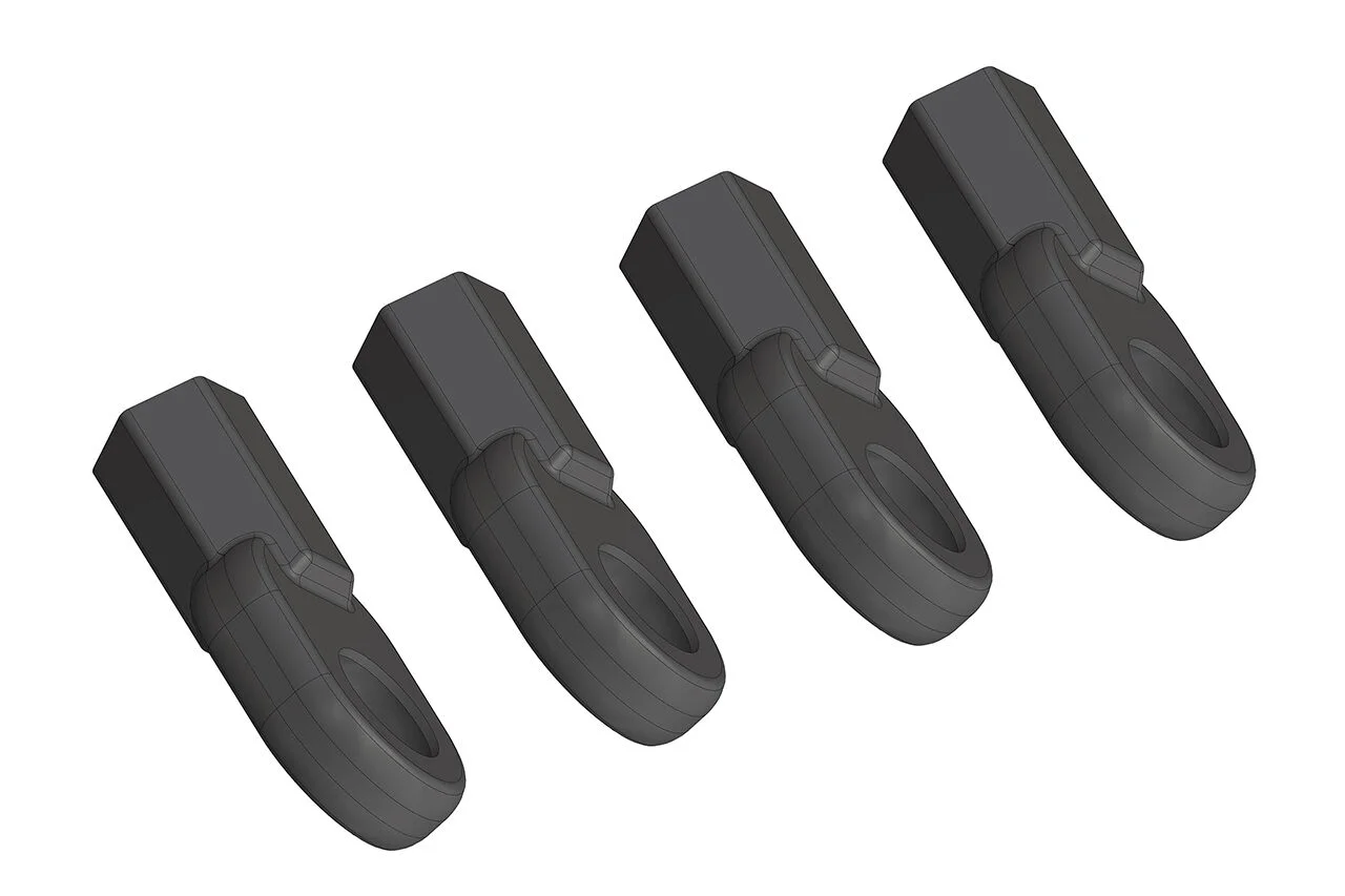 Corally 5.8mm Composite Ball Ends (4pcs) C-00250-051