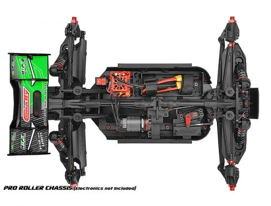 Corally Kagama XP 6S Roller Truck RTR - Green — image 8 of 13