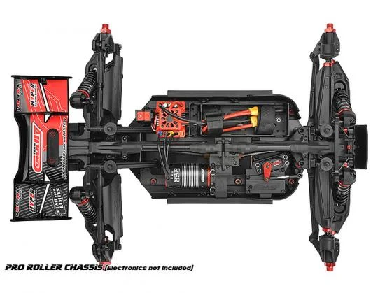 Corally Kagama XP 6S Roller Truck RTR - Red — image 8 of 13