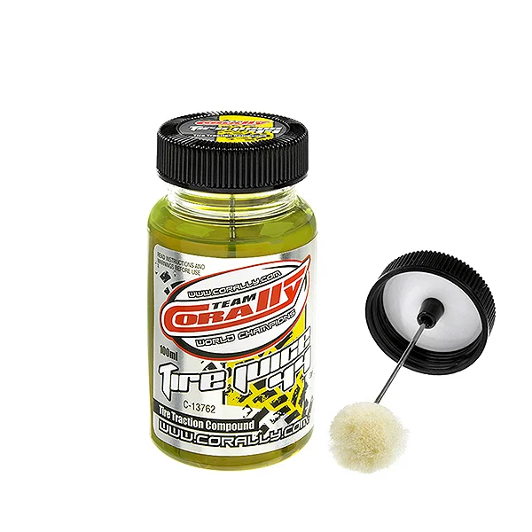 Corally Tire Juice 44 - Yellow - Carpet / Rubber &mdash; image 2 of 2