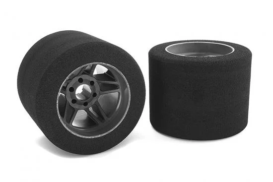 Corally Attack Foam Tires 1:8 Circuit 35Shore Rr Carbon 76mm — image 2 of 2