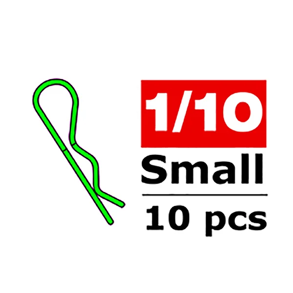 Corally Body Clips - 45 Bent - Small - Green - 10 PC — image 2 of 2
