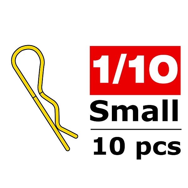 Corally Body Clips - 45 Bent - Small - Gold - 10 Pcs — image 2 of 2