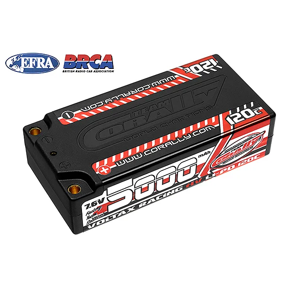 Corally Voltax 120C LiPo HV Battery - 5000 Mah - 7.6V — image 2 of 2