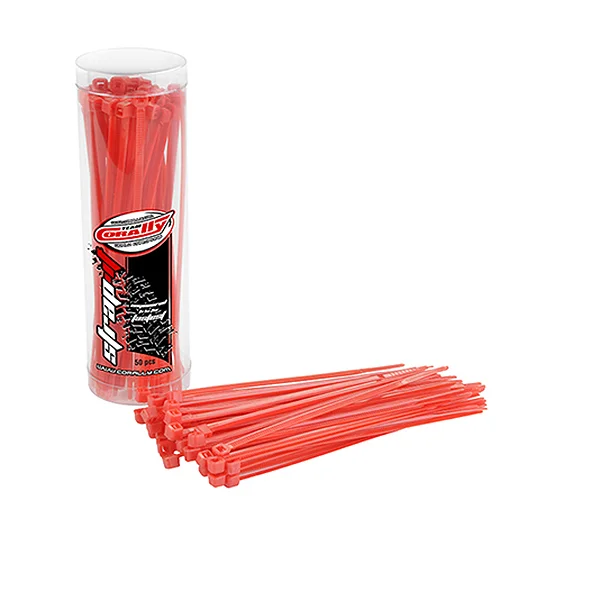 Corally Strap-It - Cabl E Tie Raps - Red - 2.5X100mm - — image 2 of 2