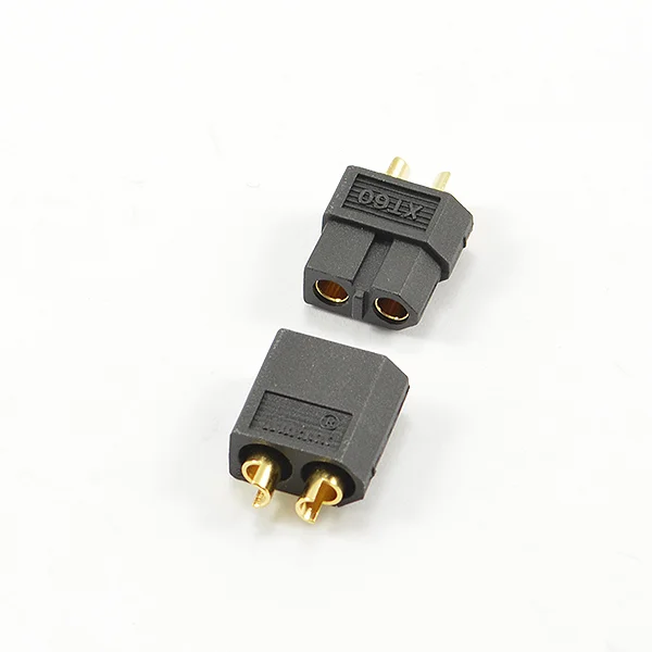eTronix Black XT60 Connectors - 1 Pair (Male/Female)