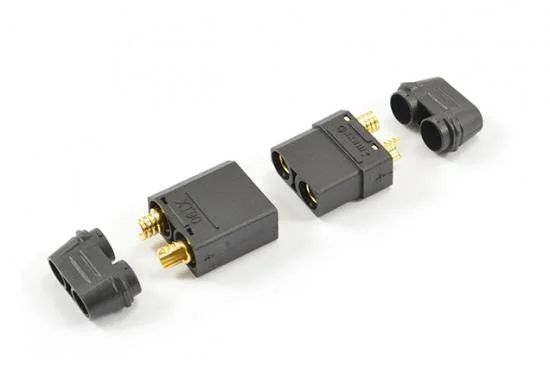 eTronix Centro XT90 Black Connector (Male/Female) &mdash; image 2 of 2