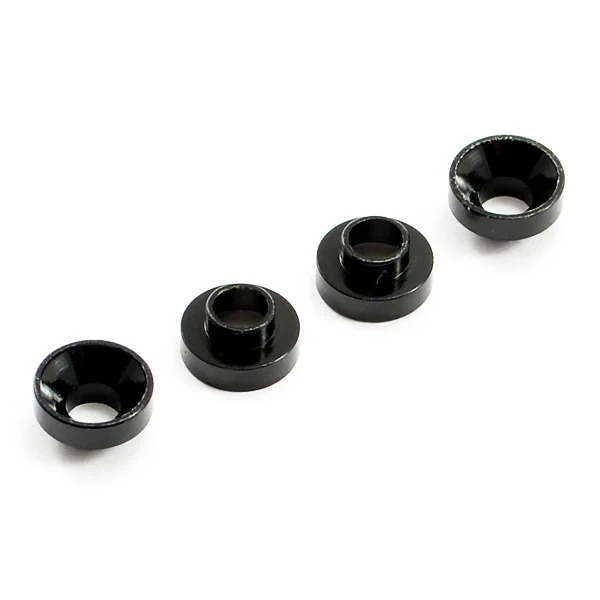 Centro Aluminium Servo Mount Collars (4) - Black — image 1 of 4