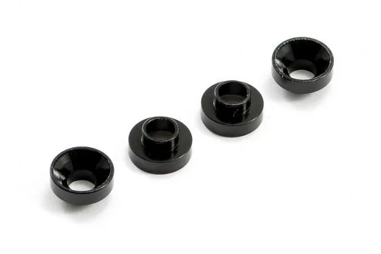 Centro Aluminium Servo Mount Collars (4) - Black — image 2 of 4