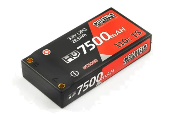 Centro HV 1S 7500Mah 3.8V 110C Hardcase Lipo Battery &mdash; image 2 of 4