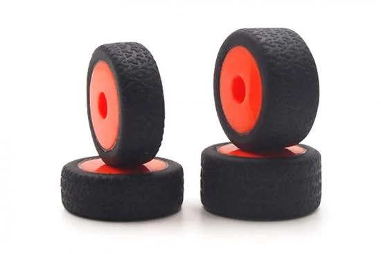 Carisma GT24B Orange Wheels/ Tyres Mounted — image 2 of 2
