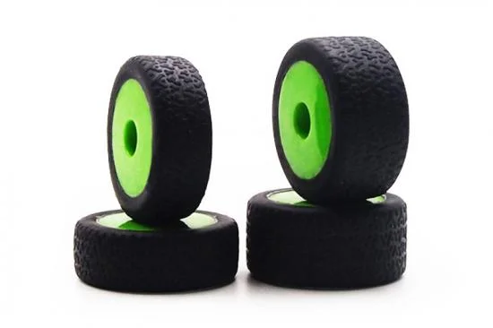Carisma GT24B Green Wheels/ Tyres Mounted — image 2 of 2