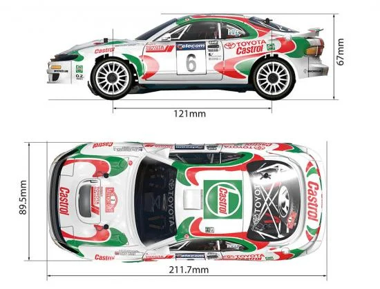 Carisma GT24 Toyota Celica GT-Four WRC Painted Body Set — image 3 of 3
