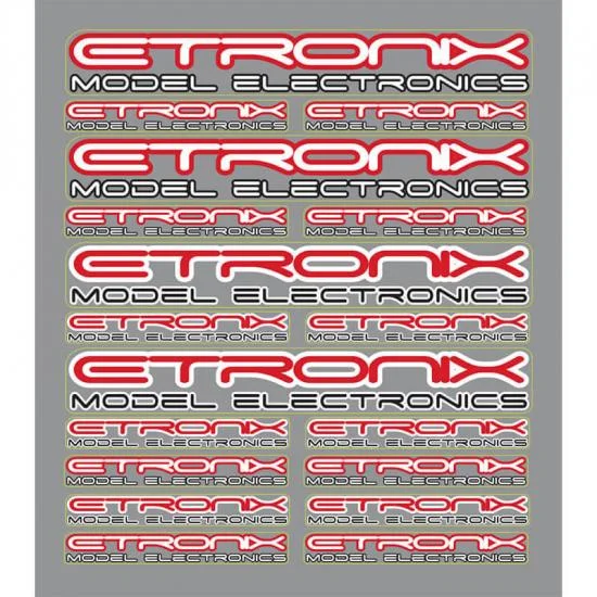 eTronix Mini Decal Sheet — image 1 of 3