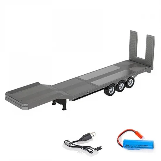 HuiNa RC Haulage Flatbed Trailer - Silver — image 1 of 5