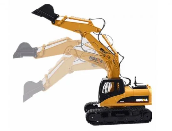 HuiNa 1:14 Scale RC Excavator With Die Cast Bucket — image 11 of 12