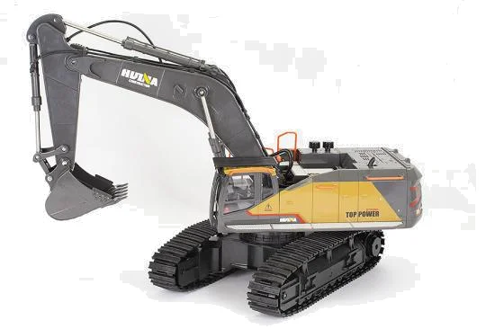 HuiNa 1:14 Scale RC Excavator - 22 Channel With Die Cast Cab + Bucket — image 2 of 8
