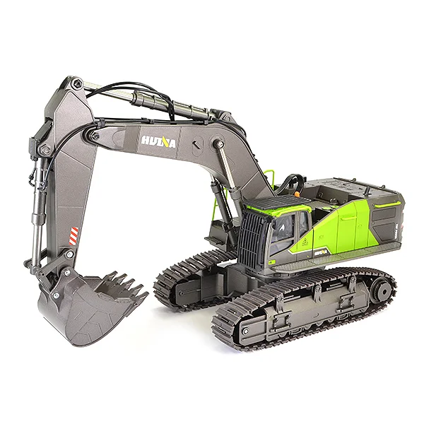 HuiNa 1:14 Excavator With Diecast Cab/Bucket - Hi Torque Dig System