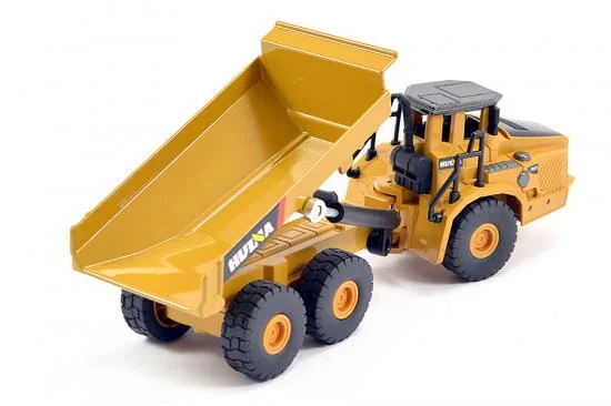 HuiNa 1/50 Diecast 6-Wheel Dump Truck Static Model — image 5 of 5