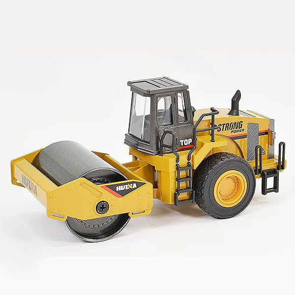 HuiNa 1/40 Diecast Road Roller Static Model
