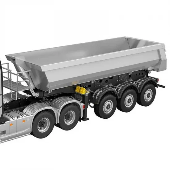 HuiNa Scania K770S Kabolite 3X Axle Metal Trailer - Silver — image 1 of 2